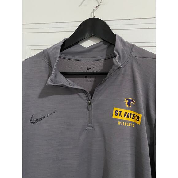 University of St. Kate's Wildcats Nike Dri-Fit 1/4-Zip Size L - Picture 2 of 5